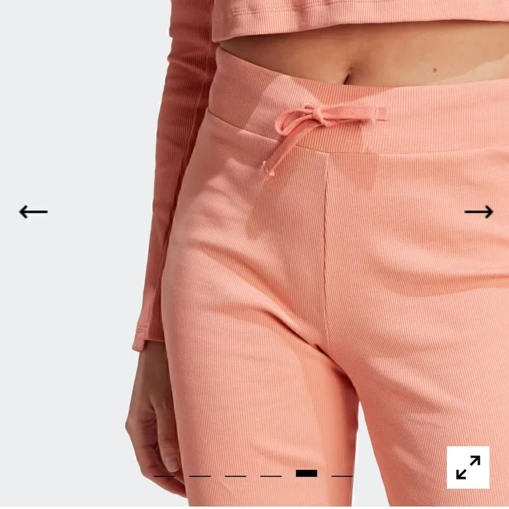 Lounge Ribbed Flared Pants - Picture 4 of 10
